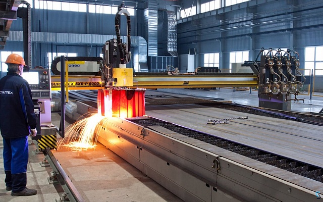 Steel structures plant