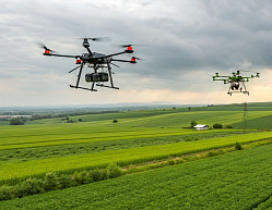 Десикация полей дронами